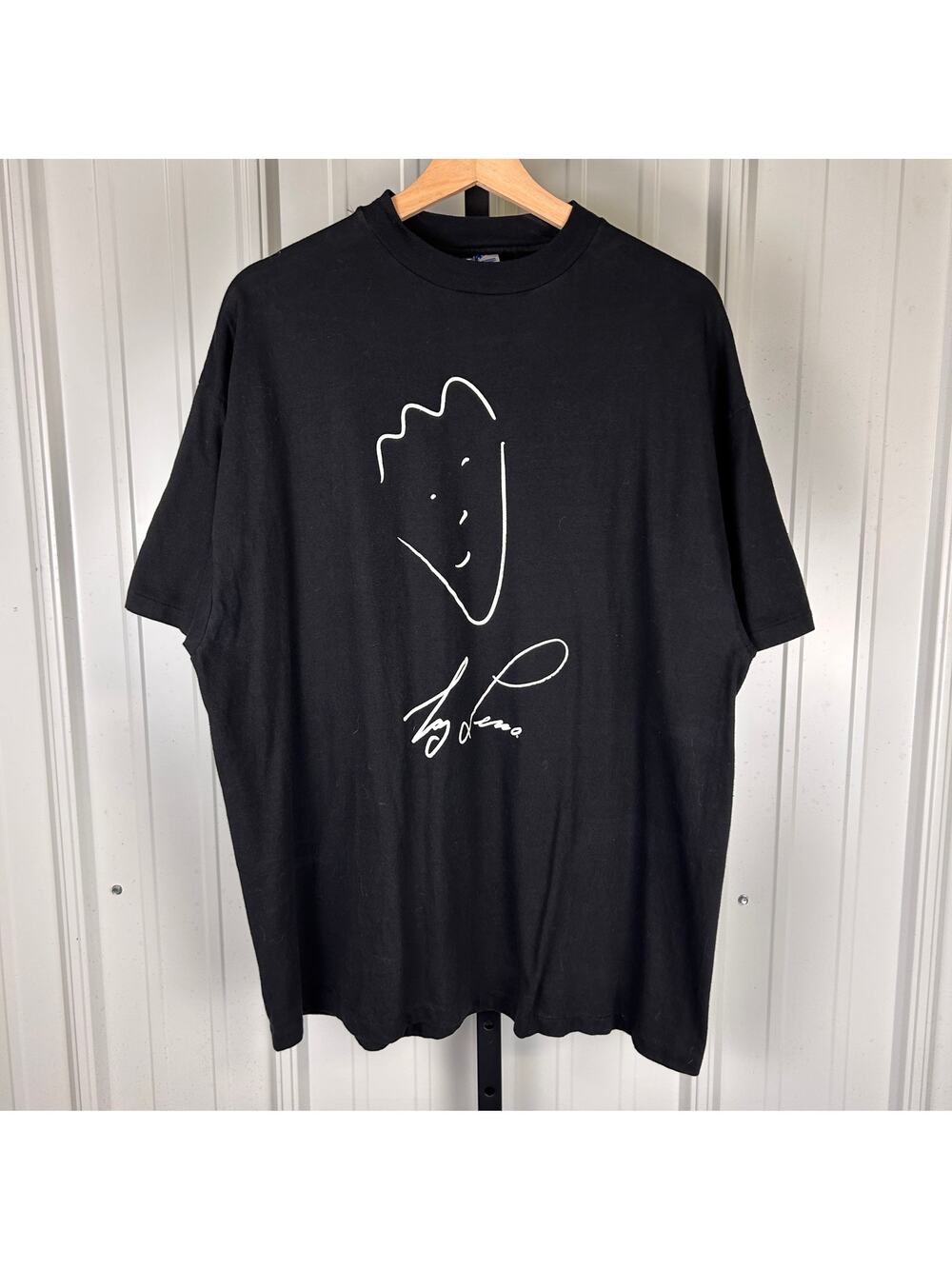 Jay Leno Script Face Tonight Show 90s XL Shirt